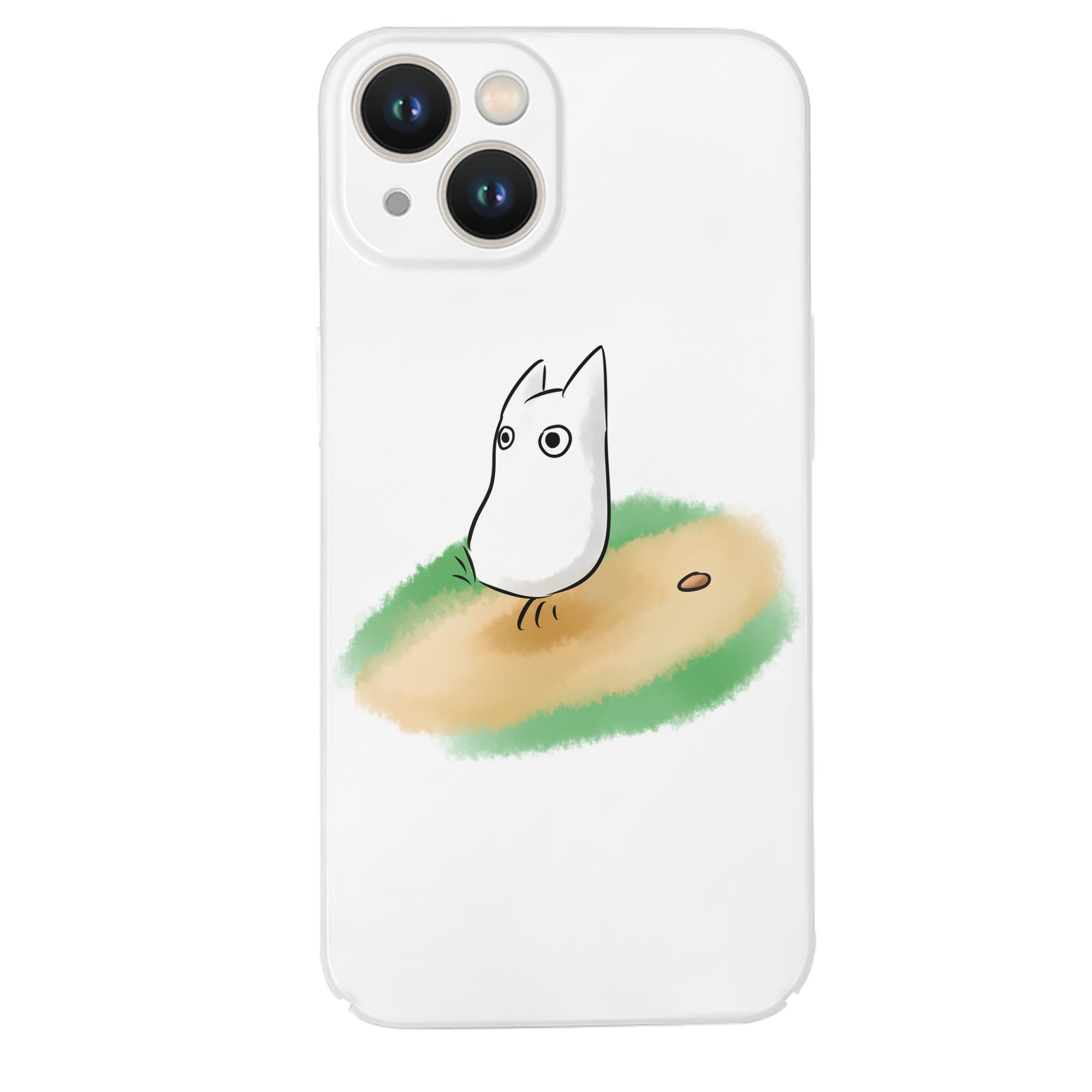 （画像用） となりのトトロ 草壁メイ 草壁サツキ My Neighbor Totoro Satsuki Kusakabe Mei Kusakabe 【iPhone 14シリーズ対応】ハードケース